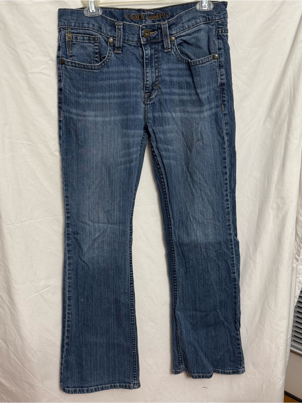 Cody James Medium Wash Straight Leg Jeans, 31 x 32